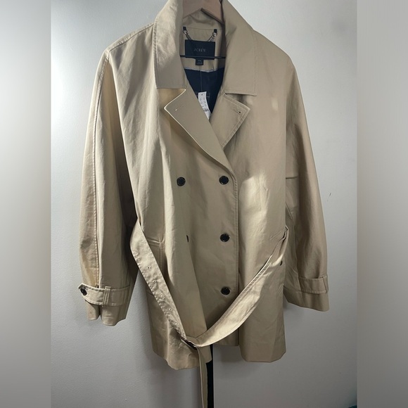 NWT J. Crew|| Short Icon Trench Coat, Size XXL - Picture 2 of 10